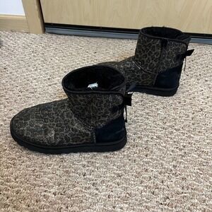 Womens ugg mini Bailey bow glitter